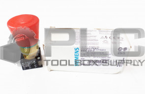 NEW SIEMENS 3SB3 000-1HA20 RED PUSHBUTTON E-STOP