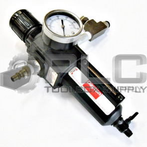 DAYTON 4ZK88 PNEUMATIC FILTER REGULATOR WITH PRESSURE GAUGE 