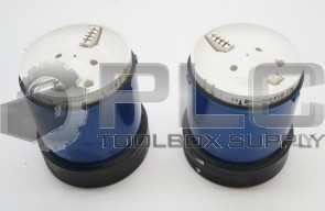 LOT OF 2 NEW TELEMECANIQUE XVB C36 BLUE STACK LIGHT