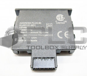 EMERSON KL4501X1-BD1 ADDRESS PLUG #4 12P4983X202 REV E