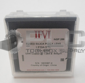 NEW SEALED II-VI PO/CX FUSED SILICA LENS 1.5" DIA 5"FL