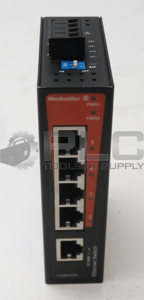 WEIDMULLER IE-SW-BL05-5TX ETHERNET SWITCH 1240840000