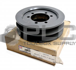 NEW TB WOODS 522B DOUBLE GROOVE V-BELT PULLEY 5.2X2B-SDS