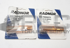 LOT OF 2 NEW RADNOR 64002689 NOZZLE TWECO STYLE COPPER 5/8" BORE 23-62