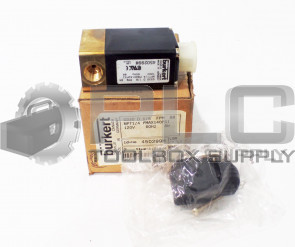NEW BURKERT 450299 SOLENOID VALVE NPT 1/4 PMAX 140 PSI