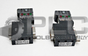 LOT OF 2 SIEMENS 6ES7972-0BB50-0XA0 SIMATIC DP BUS CONNECTOR FOR PROFIBUS