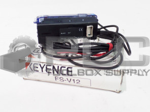 NEW KEYENCE FS-V12 FIBEROPTIC SENSOR