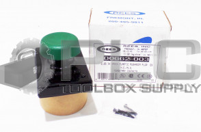 NEW REES 00662-003 DARK GREEN MUSHROOM-HEAD PUSHBUTTON