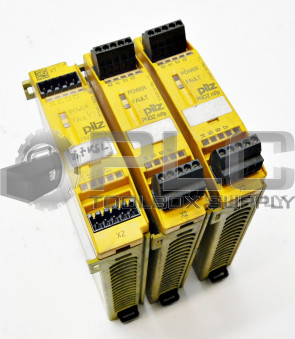 LOT OF 3 PILZ PNOZ MI1P SAFTY RELAY 8MA 24VDC 8INPUT 773400