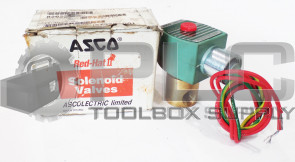 NEW ASCO 8262G19 120V 1/4" SOLENOID VALVE