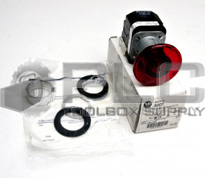 NEW ALLEN BRADLEY 800T-PM16R /T PUSH BUTTON MOMENTARY RED ILLUMINATE 800TPM16R