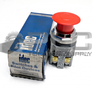 NEW IDEC AYD301N-R PUSHBUTTON E STOP MUSHROOM 40MM AYD301NR