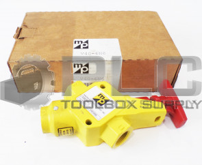 NEW MASTER PNEUMATICS V40-6N6 LOCKOUT VALVE 3/8