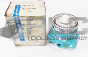 NEW WILKERSON R21-02-000 PILOT REGULATOR R1102000 1/4'' DIAL AIR