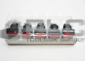 NEW BOX OF 5 FUJI AH165-ZT RED PILOT LIGHT