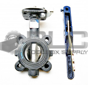 NEW NIBCO LD3010 BUTTERFLY VALVE EPDM CWP 250PSI / LD-3010 2 IN