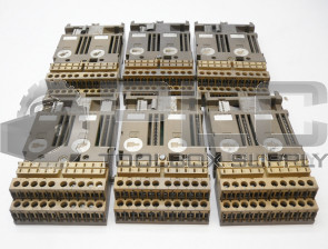 LOT OF 6 SIEMENS SIMATIC S5 6ES5 700-8MA11 PLC INPUT OUTPUT BUS MODULE