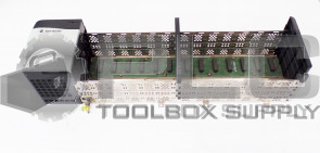 ALLEN BRADLEY 1756-A13 /B 13-SLOT RACK WITH 1756-PA72 /B POWER SUPPLY1756-A13