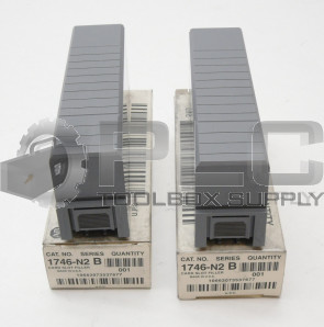 LOT OF 2 NEW ALLEN BRADLEY 1746-N2 /B CARD SLOT FILLER