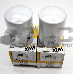 LOT OF 2 NEW WIX 51551 HYDRAULIC FILTER 