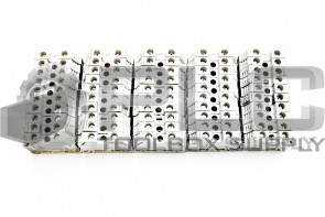 NEW LOT OF 50 ALLEN BRADLY 1492-W10 TERMINAL BLOCKS 600V 50A