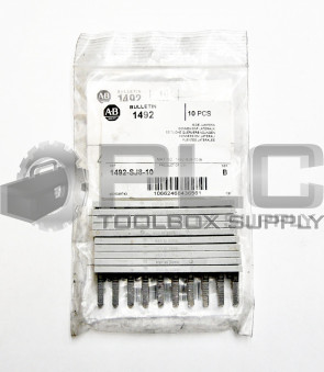 NEW ALLEN BRADLEY 1492-SJ8-10 SIDE JUMPERS SERIES B PACKAGE OF 10