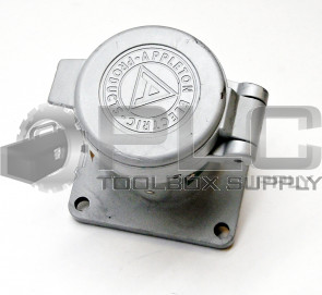 NEW APPLETON ADR6033 POWERTITE RECEPTACLE 60A 3WIRE 3POLE 250VDC/600VAC 50-400HZ