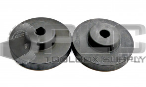 LOT OF 2 NEW MARTIN 6J 5/8 CPLG QUADRA-FLEX FLG 6J58 BORE SIZE 5/8"