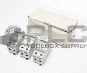 LOT OF 3 NEW ITC 2-POLE LR 106309 400 SERIES FUSE HOLDER 30 A VLC10
