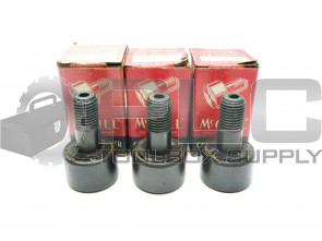 LOT OF 3 NEW MCGILL CF-1-S CAM FOLLOWER 1INCH STEEL CF1S