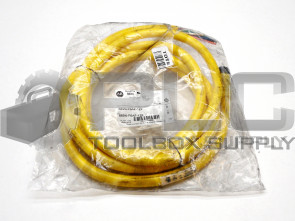 NEW ALLEN BRADLEY 889N-F6AF-12F /B QD CORDSET 6PIN 12' STRAIGHT 889NF6AF12F SERB