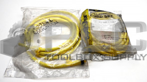LOT OF 2 NEW TPC SUPER TREX 84512 FEM PLUG 5P 12FT