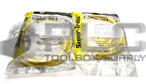 LOT OF 2 NEW TPC WIRE & CABLE SUPER TREX 84412 CORDSET 4PIN FEMALE CONNECTOR 