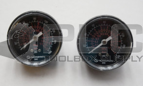 NEW LOT OF 2 NORGREN 18-013-209 PRESSURE GAUGE 0-160 PSI