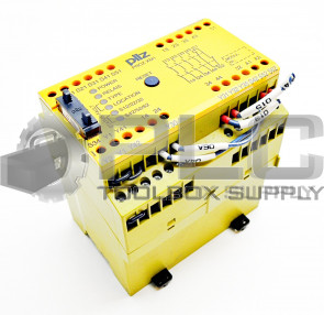 PILZ PNOZ XM1 24VDC 4N/O 1N/C 2SO SAFETY RELAY 
