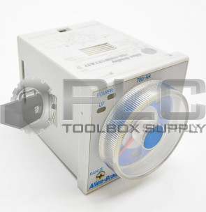ALLEN BRADLEY 700-HRM12TA17 ON-DELAY TIMING RELAY SER D 0-1.2 MIN