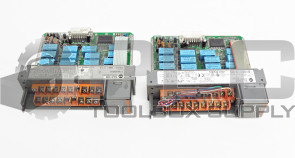 LOT OF 2 ALLEN BRADLEY 1746-OW16 SER C SLC 500 OUTPUT MODULE 1746-0W16 *QTY*