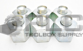 LOT OF 6 BRENNAN INDUSTRIES D8003-L10 STEEL TUBE CAP 10MM M16 x 1.5 NPT THREAD