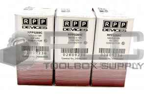 LOT OF 3 NEW RPP DEVICES RPP5269C STRAIGHT BLADE CONNECTOR 3 WIRE 15AMP 125VAC