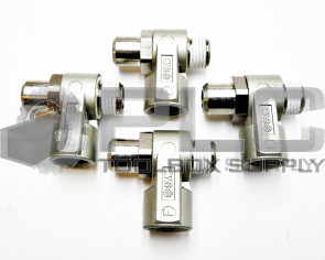 LOT OF 4 NEW SMC AS2200-F02-SD FLOW CONTROL TAMPER PROOF 1/4" / AS2200