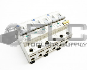 LOT OF 3 ALLEN BRADLEY 1492-SP2C100 CIRCUIT BREAKER 10AMP 