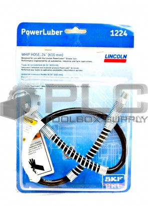 NEW SKF LINCOLN 1224 POWER LUBER 24" WHIP HOSE