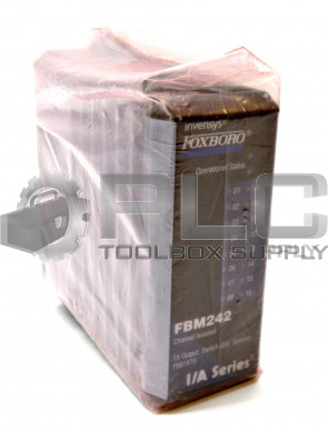NEW INVENSYS FOXBORO P0916TA OUTPUT MODULE TYPE FBM242 16POINT 2AMP 60VDC RELAY
