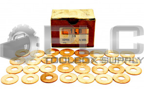 LOT OF 26 NEW 3/8 COPPER FLAT WASHERS