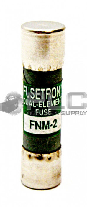 LOT OF 10 NEW FUSETRON FNM-2 8/10 FUSE DUAL-ELEMENT 