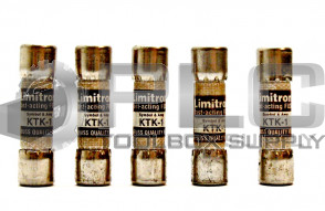 LOT OF 5 NEW BUSSMAN KTK-1 1 AMP 600 VAC FUSE 