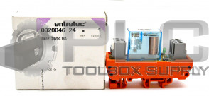 NEW ENTRELEC 20046-24 24VDC RELAY MODULE 002004624 RM121 24VDC 16A