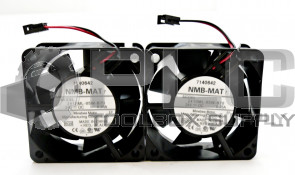 LOT OF 2 NEW MINEBEA NMB 2410ML-05W-B70 DC FAN 24V 0.25A