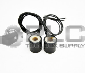 LOT OF 2 NEW MAC C4 29AA SOLENOID COIL 220/60 / C4-29AA