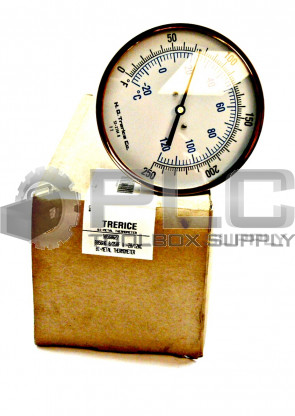 NEW TRERICE B8560627 ADJUSTABLE ANGLE BIMETAL THERMOMETER RANGE 0 - 250 F